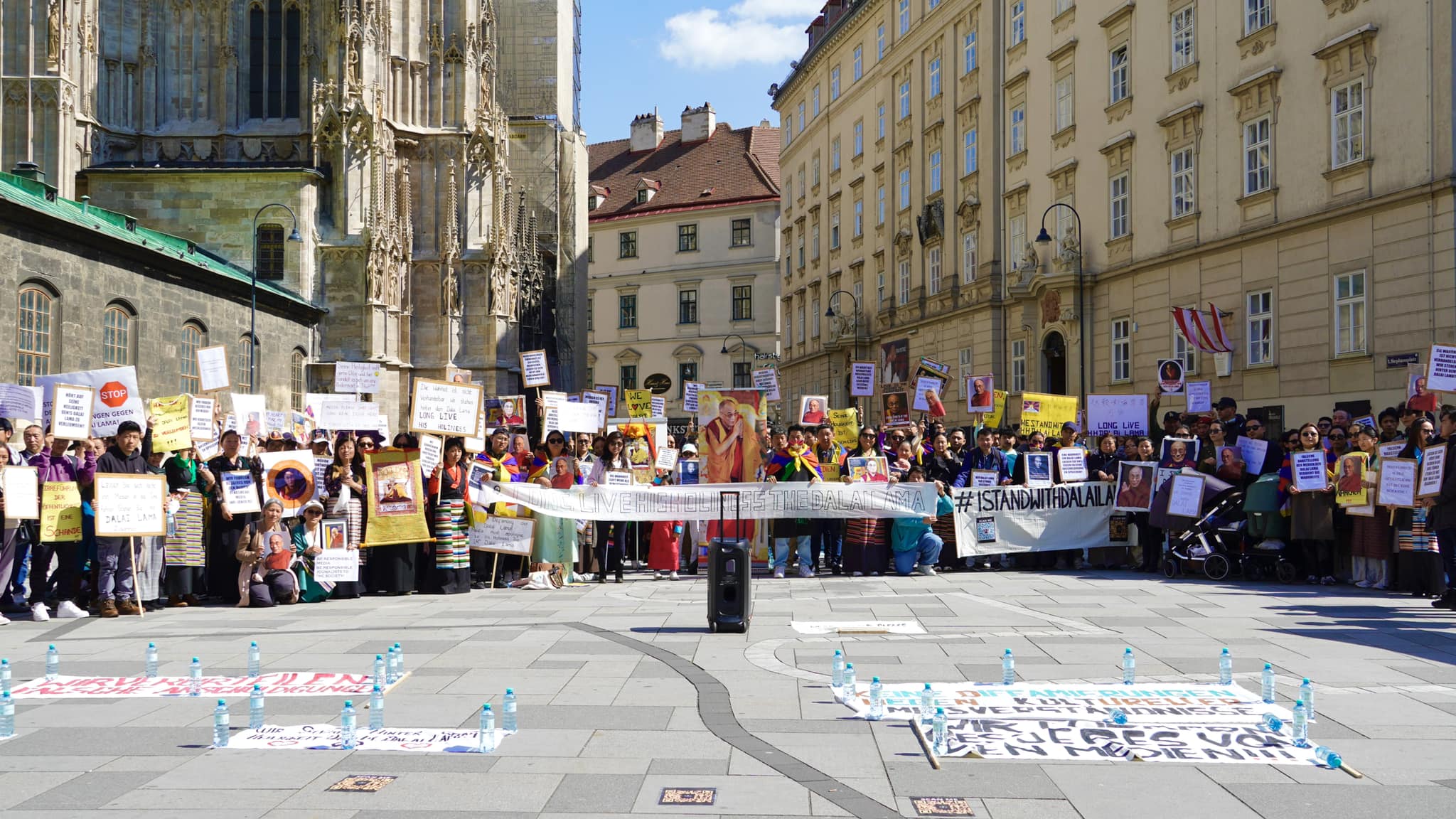 Solidaridätskundgebung der Tibeter in Wien
